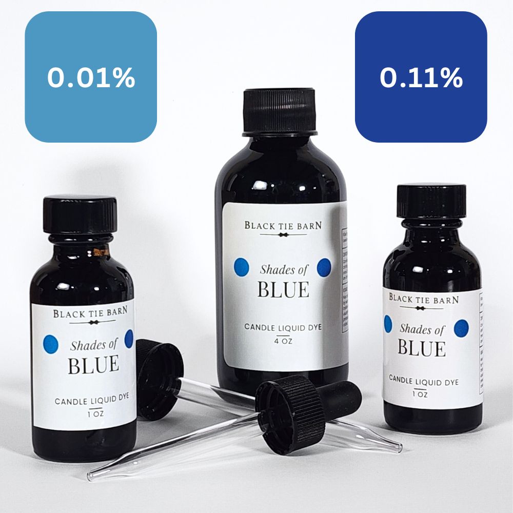 Shades of Blue (Liquid Candle Dye)