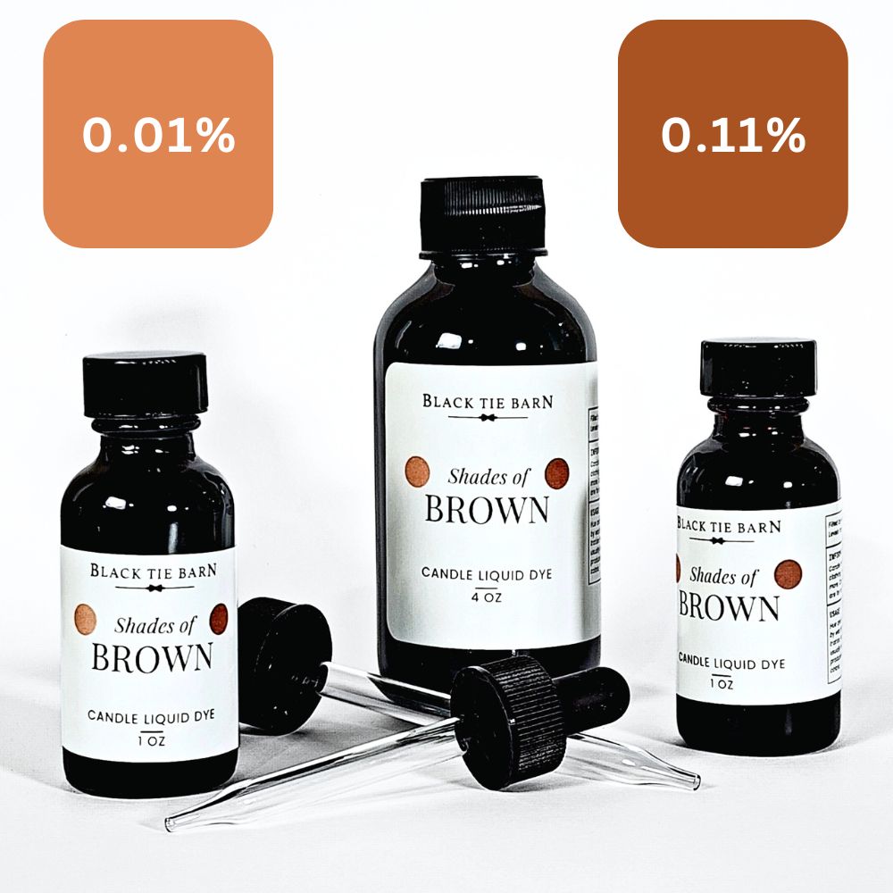 Shades of Brown (Liquid Candle Dye)