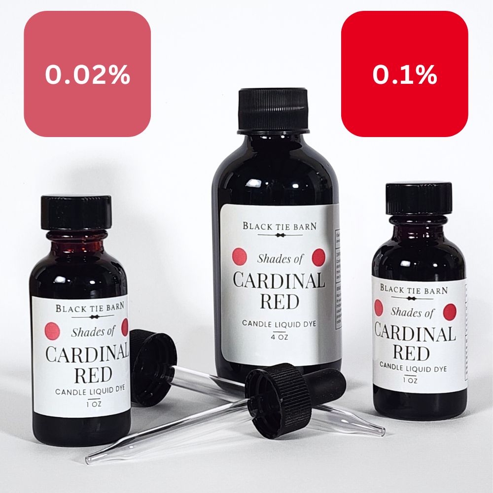 Shades of Cardinal Red (Liquid Candle Dye)