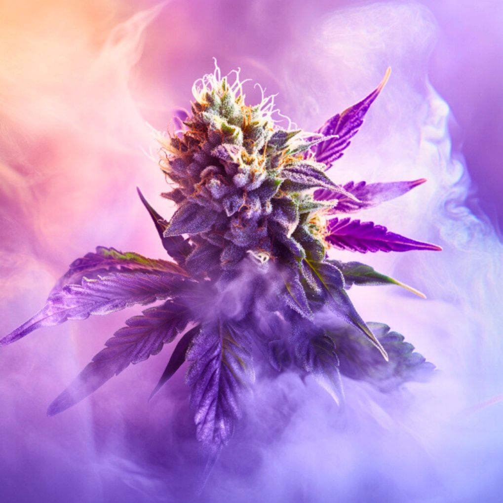 purple haze pot plant THE VIOLET HAZE (Violet + Kush) Fragrance Oil 2 oz (Sample)