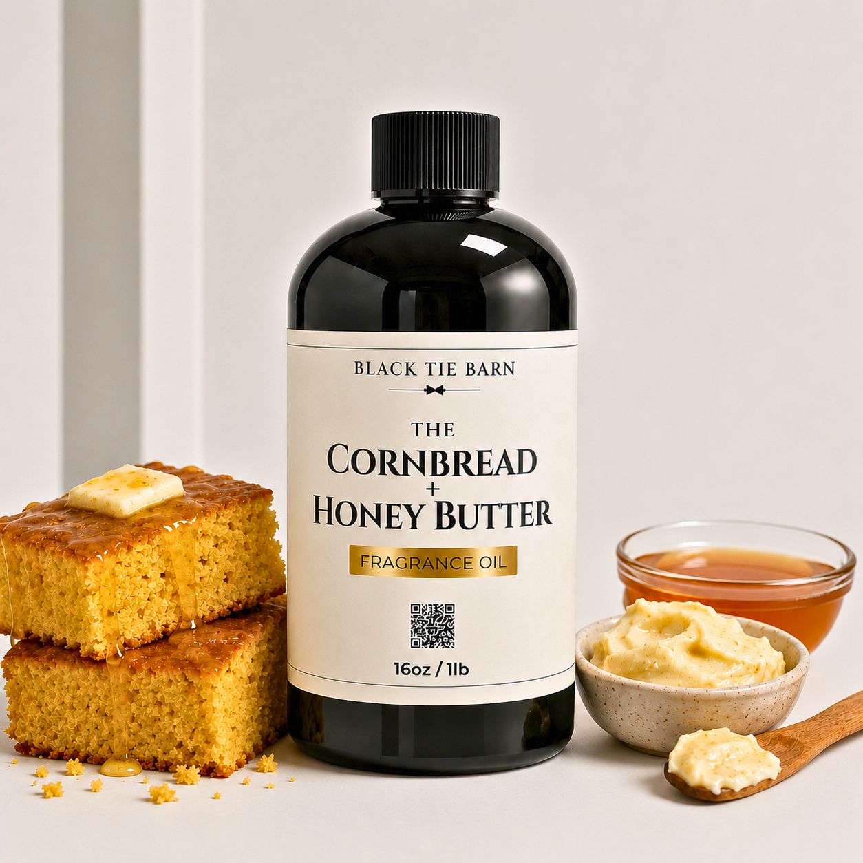 CORNBREAD + HONEY BUTTER
