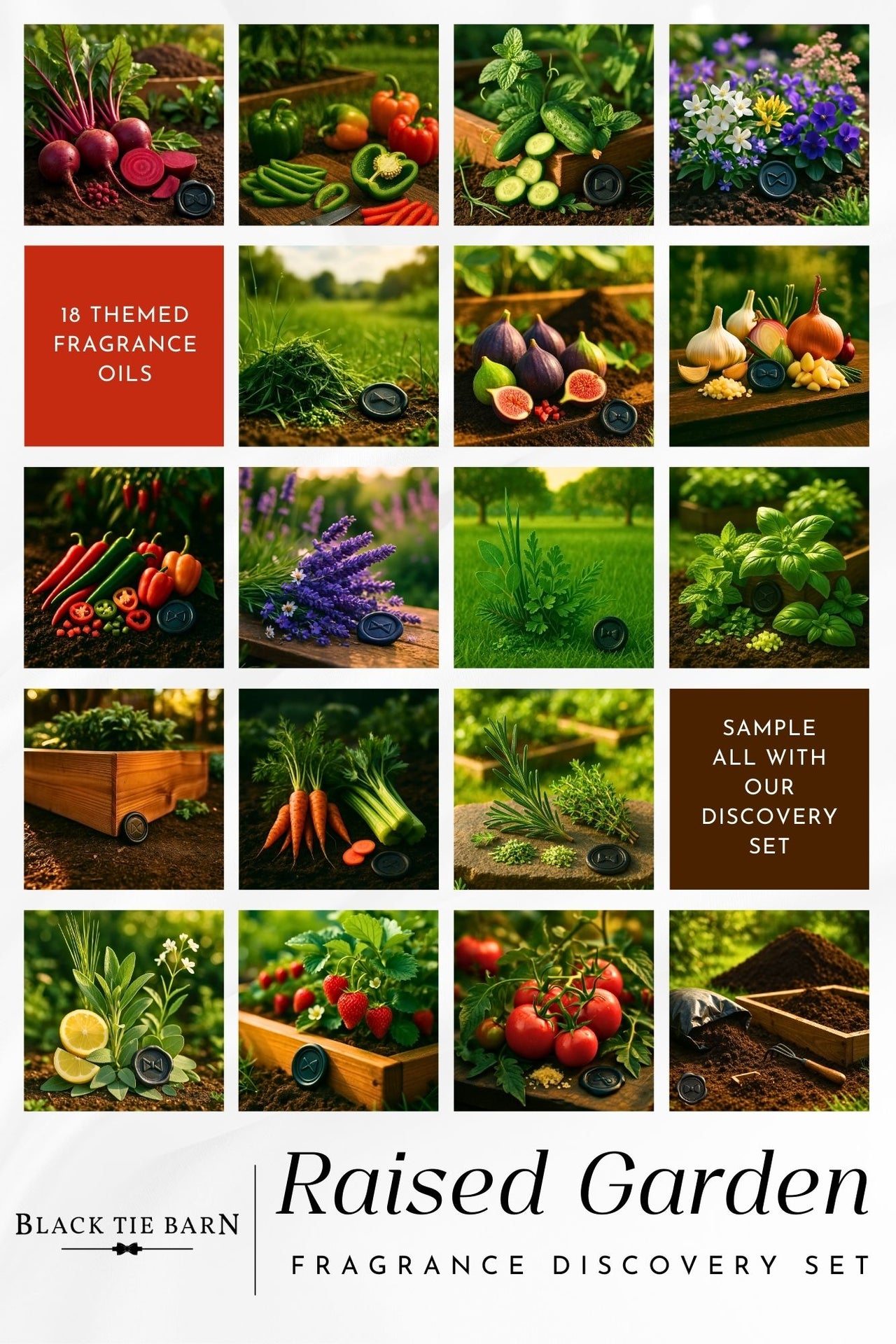 The "RAISED GARDEN" Fragrance Discovery Set