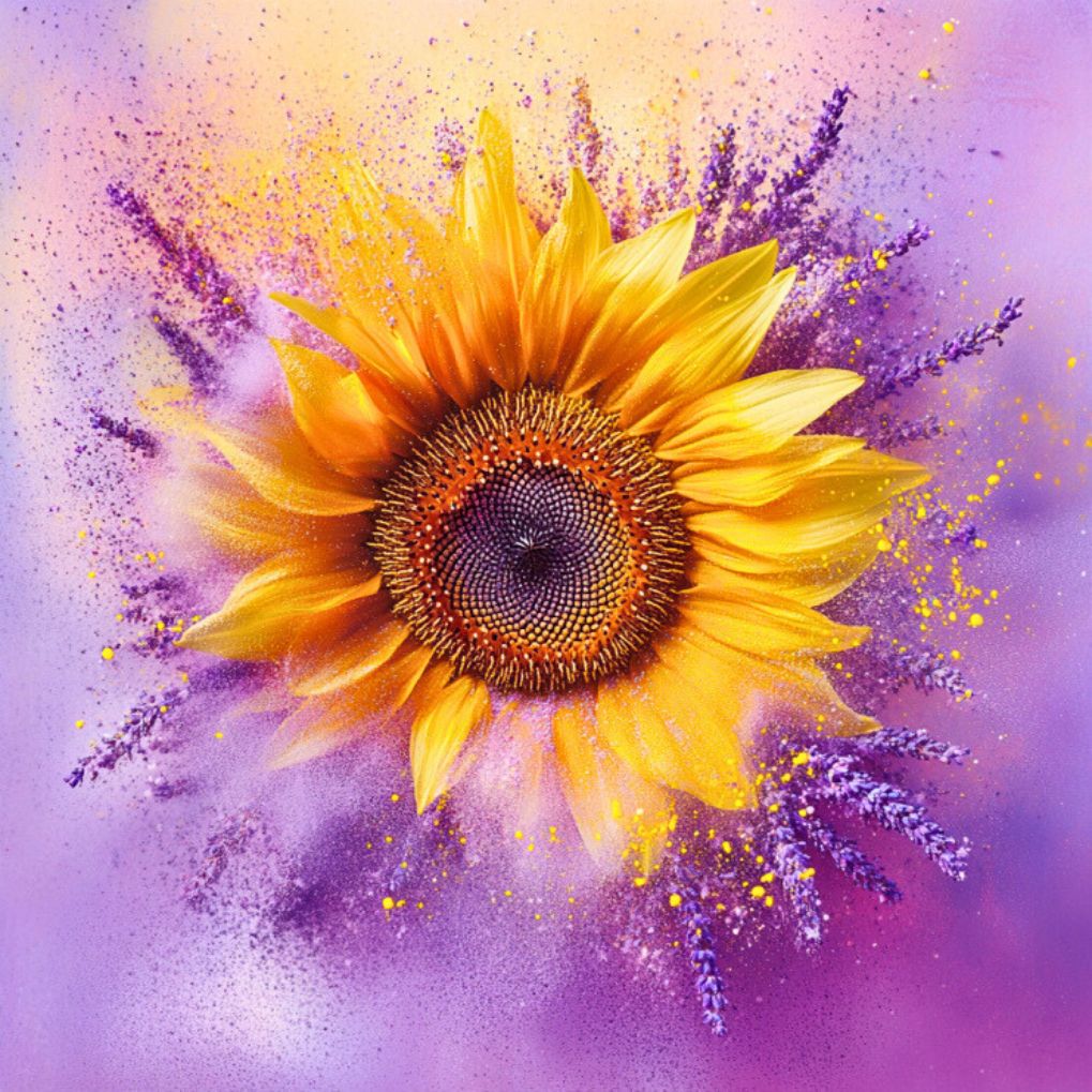 THE LAVENDER SUNFLOWER